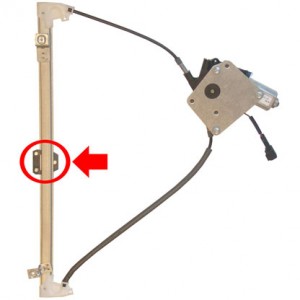 mecanisme leve vitre electrique JEEP CHEROKEE (2005-03/2008) - 4 Portes Arriere Coté Conducteur AVEC MOTEUR