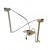mecanisme Leve vitre ROVER 75 (02/1999-11/2005) 4P Avant Coté Conducteur AVEC MOTEUR