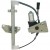 mecanisme leve vitre electrique NISSAN QASHQAI (01/2007-) - 4 Portes Arriere Coté Conducteur AVEC MOTEUR